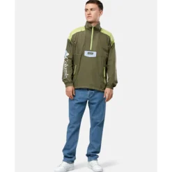 Hot Columbia Mens Riptide Anorak Jacket Green