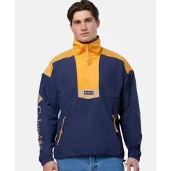 Online Columbia Mens Riptide Anorak Windbreaker Half Zip Top Navy