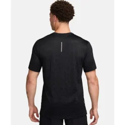 Discount Nike Mens Rise 365 Run Division T-Shirt Black
