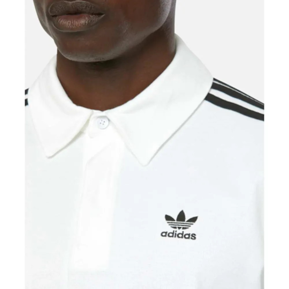 Sale adidas Originals Mens Rugby Polo Top White