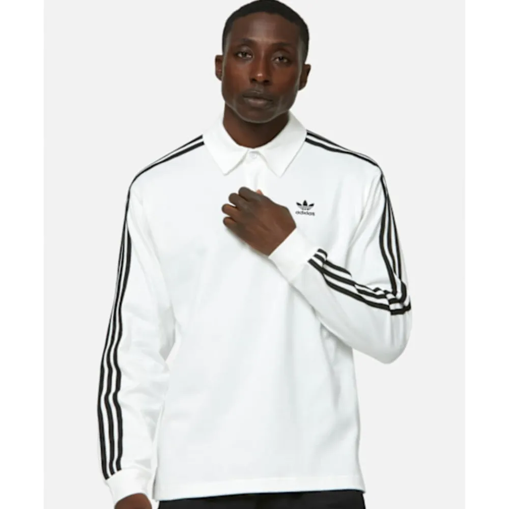 Sale adidas Originals Mens Rugby Polo Top White
