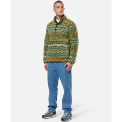 Sale Columbia Mens Rugged Ridge Half Snap Top Fleece Green