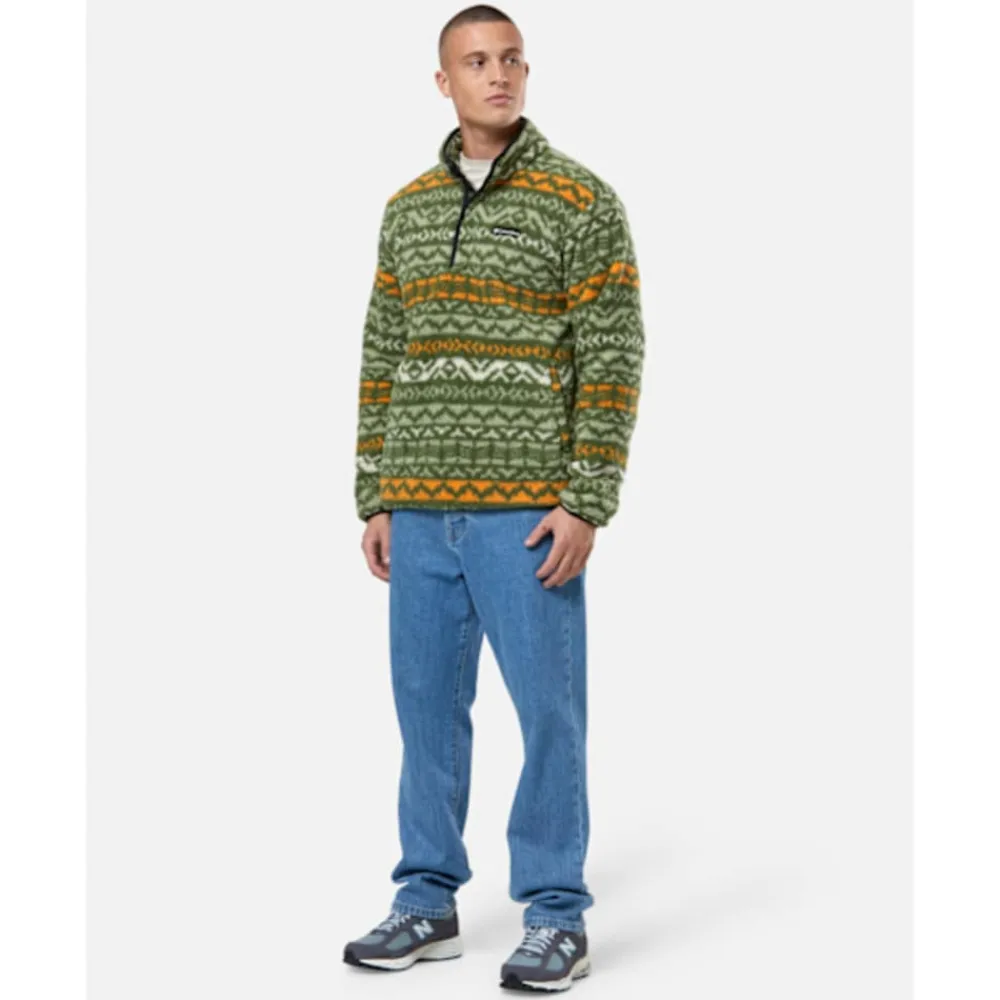 Sale Columbia Mens Rugged Ridge Half Snap Top Fleece Green