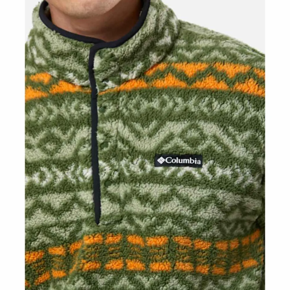 Sale Columbia Mens Rugged Ridge Half Snap Top Fleece Green