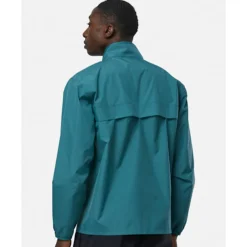 Outlet New Balance Mens Run Woven Full Zip Jacket Green