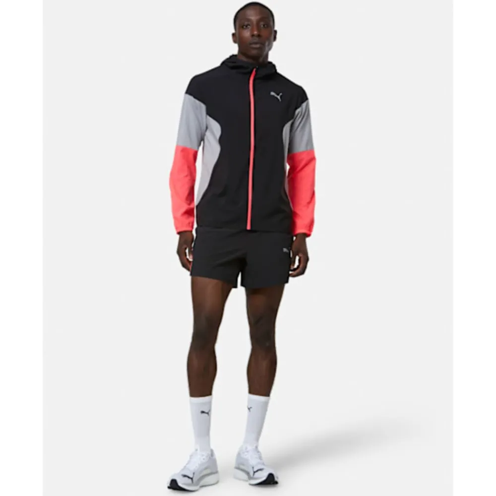 Fashion Puma Mens Run Woven Jacket Black