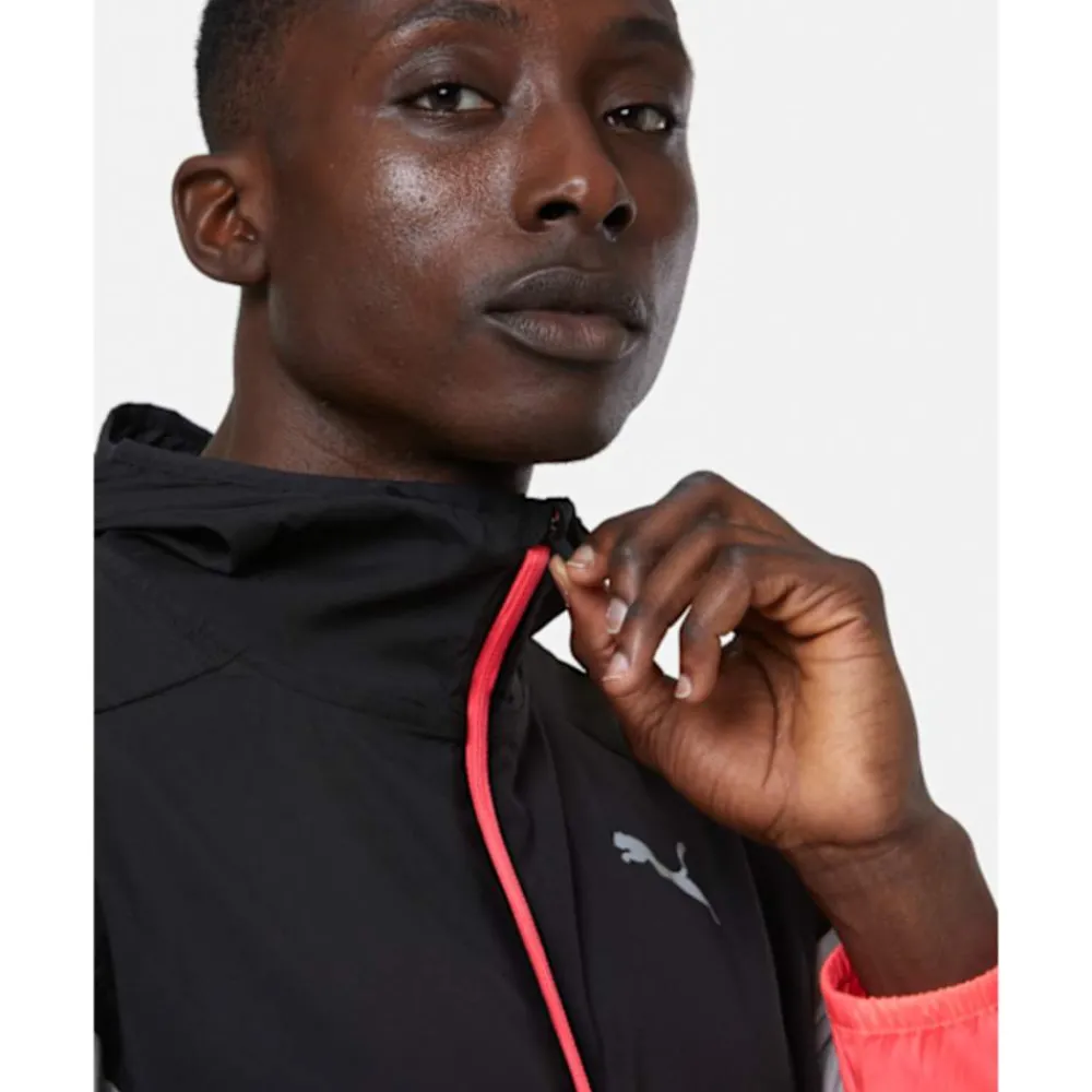 Fashion Puma Mens Run Woven Jacket Black