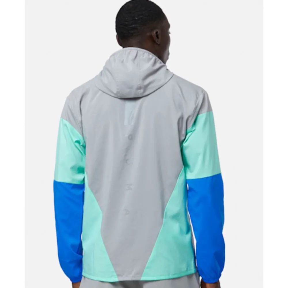 Hot Puma Mens Run Woven Jacket Grey