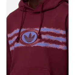 Hot adidas Originals Mens 90s Hoodie Purple