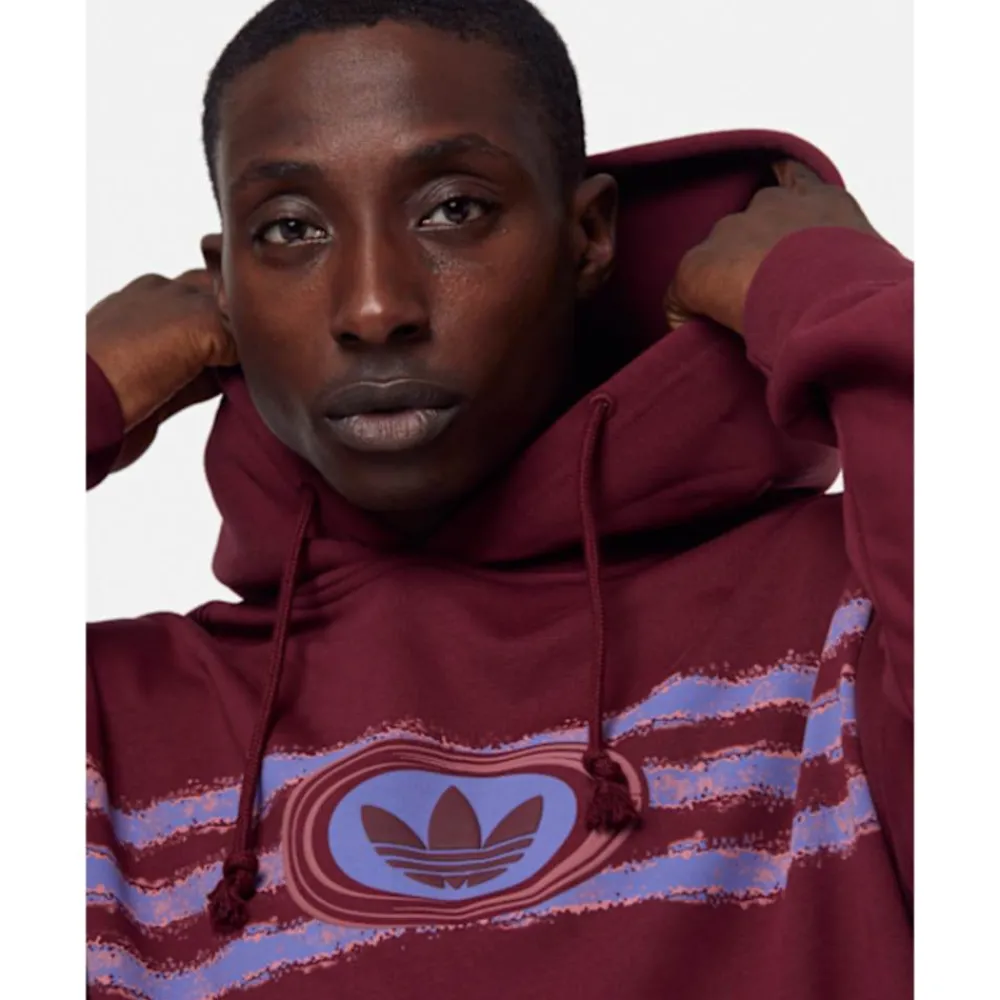 Hot adidas Originals Mens 90s Hoodie Purple