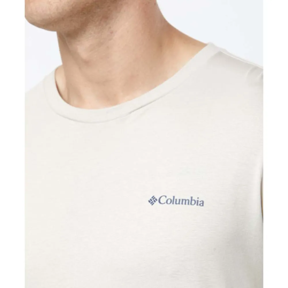 Sale Columbia Mens Seasonal Long Sleeved T-shirt Cream
