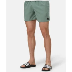 Online adidas Mens Solid Swim Shorts Green