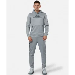 Outlet Monterrain Mens Speed 2.0 Poly Fleece Hoodie Grey