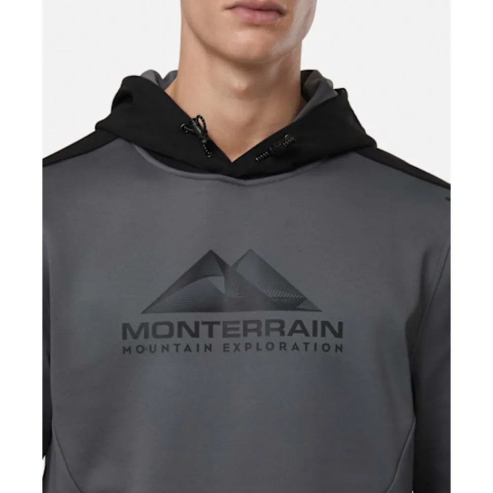 Fashion Monterrain Mens Speed 2.0 Poly Fleece Hoodie Grey