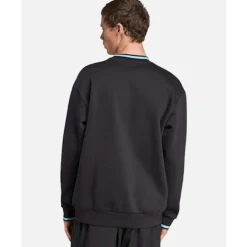 New adidas Originals Mens Sport Badge Crew Sweatshirt Black