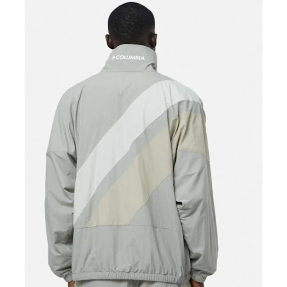 Discount Columbia Mens Sport Windbreaker Jacket Cream