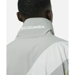 Discount Columbia Mens Sport Windbreaker Jacket Cream