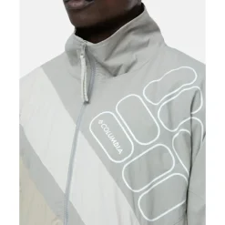 Discount Columbia Mens Sport Windbreaker Jacket Cream