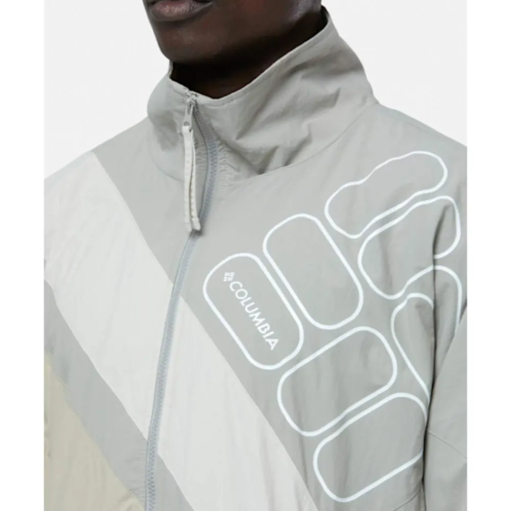 Discount Columbia Mens Sport Windbreaker Jacket Cream