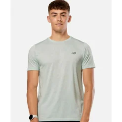 Sale New Balance Mens Sports Essentials T-Shirts Green