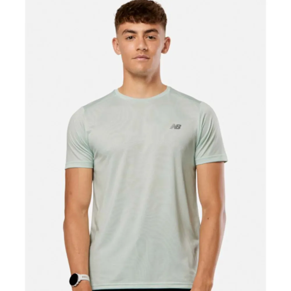 Sale New Balance Mens Sports Essentials T-Shirts Green