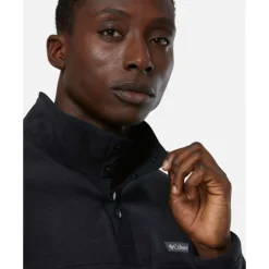 Discount Columbia Mens Steens Mountain Fleece Half Zip Top Black