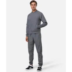 Hot adidas Originals Mens Superstar Woven Track Top Grey