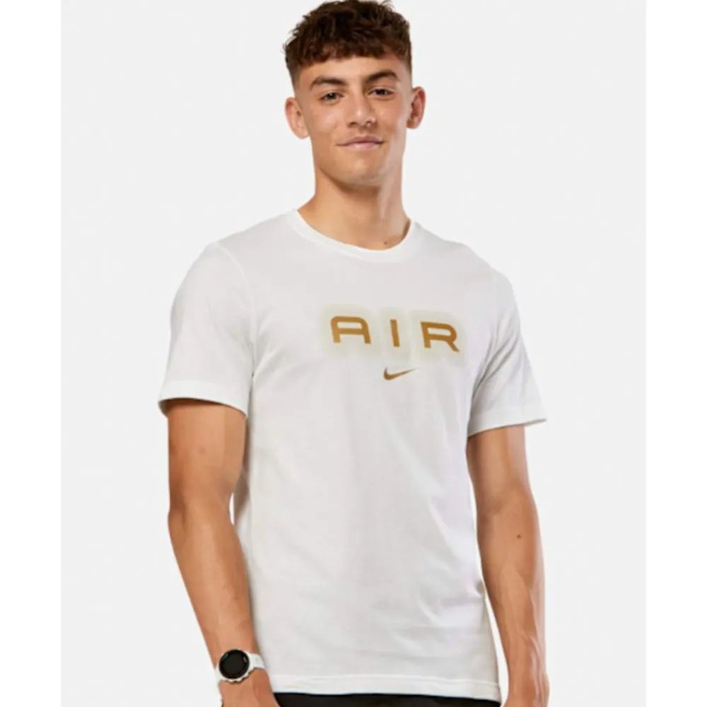 Outlet Nike Mens Swoosh Air Graphic T-Shirt White