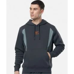 New Nike Mens Swoosh Air Hoodie Grey