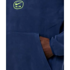Sale Nike Mens Swoosh Air Polar Fleece Half Zip Top Navy