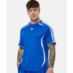 Sale adidas Originals Mens TeamGeist T-shirt Blue