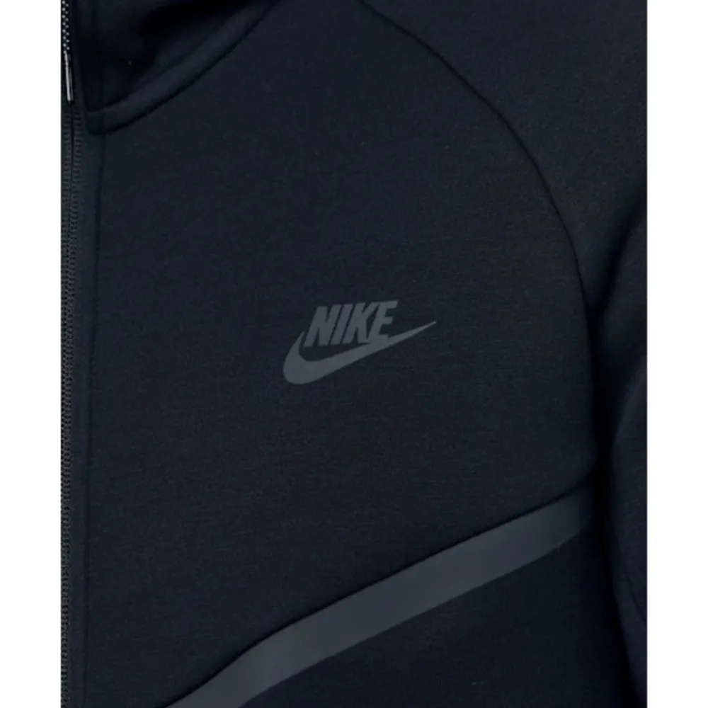 Clearance Nike Mens Tech Fleece Full Zip Hoodie Black