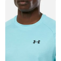 Outlet Under Armour Mens Tech Textured T-Shirt Blue