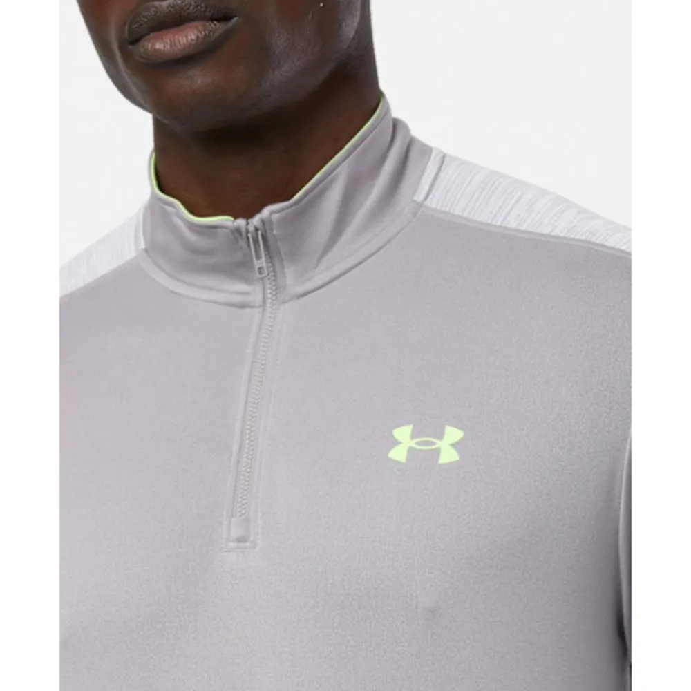 Best Under Armour Mens Tech Utility Half Zip Grey