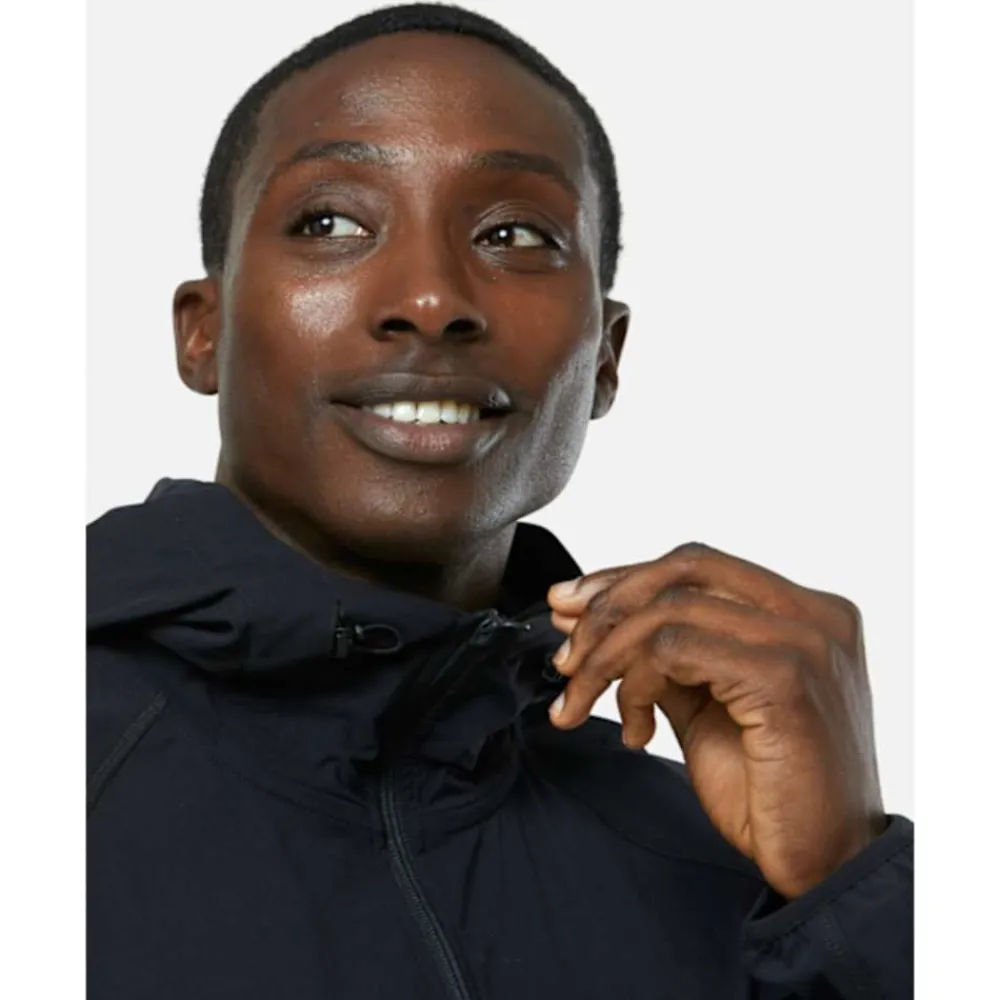 Outlet Nike Mens Tech Woven FZ Hoodie Black