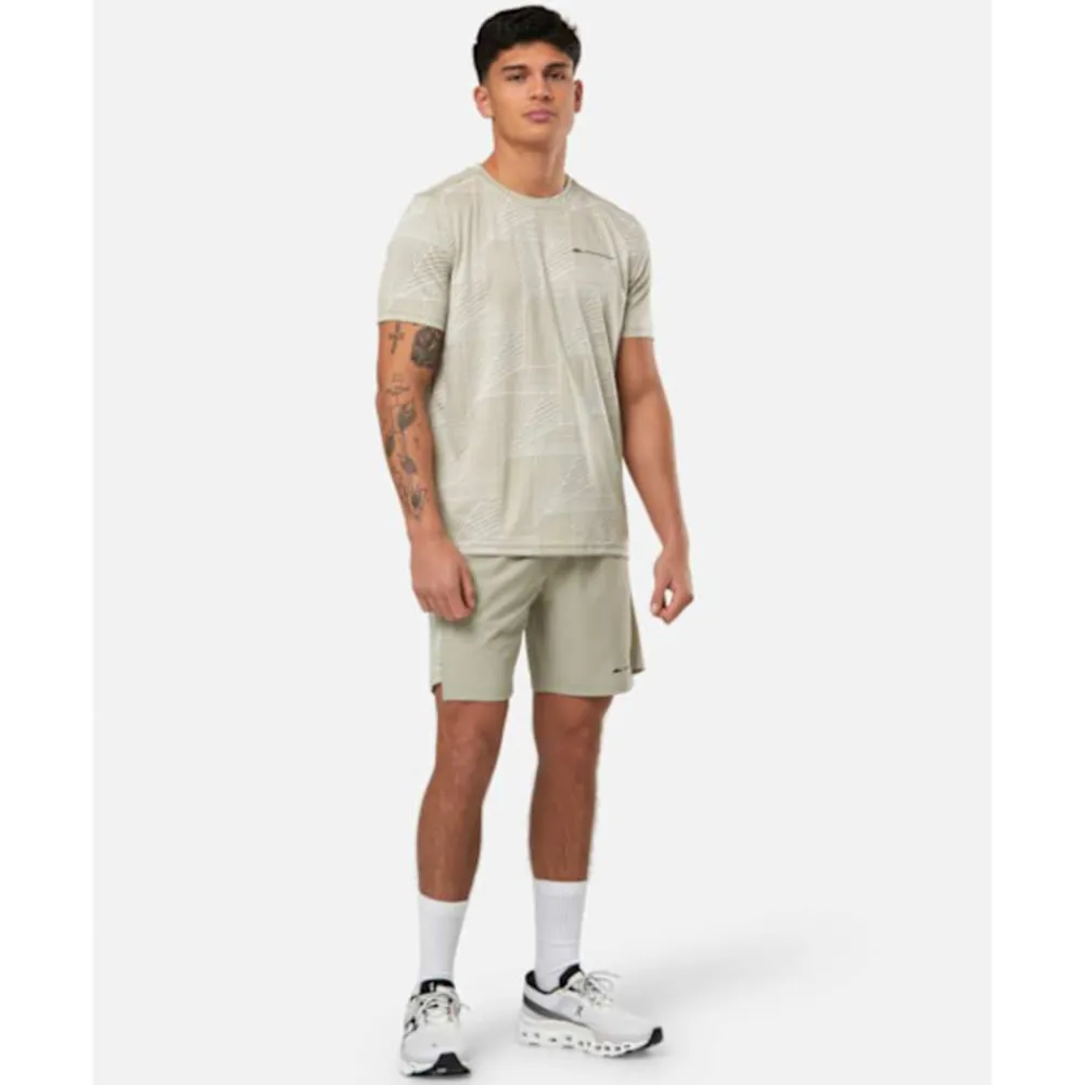 Online Monterrain Mens Theory Jacquard T-Shirt Cream