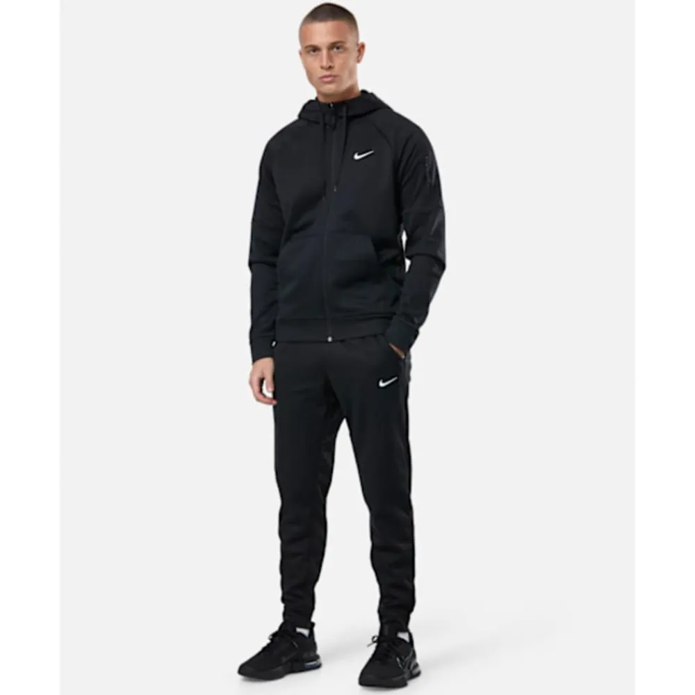 Outlet Nike Mens Therma Fleece Taper Pants Black