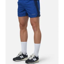 Hot Columbia Mens Three Pitch Shorts Blue