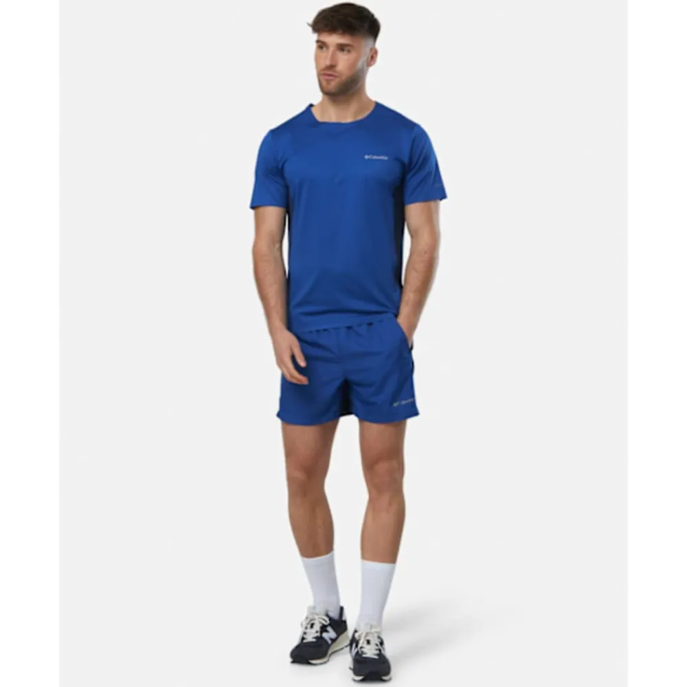 Fashion Columbia Mens Three Pitch T-Shirt Blue