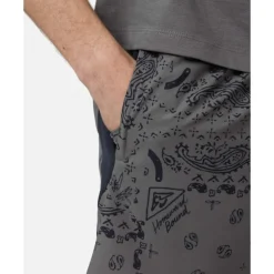 Online Nike Mens Trail Printed 6 Inch Short Grey