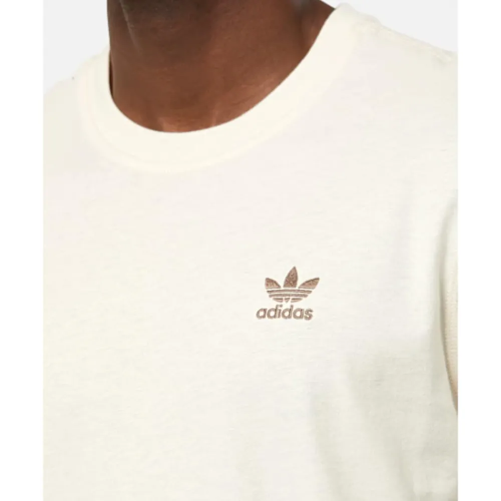 Hot adidas Originals Mens Trefoil Essentials T-Shirt Cream