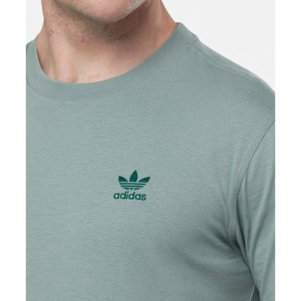 Outlet adidas Originals Mens Trefoil Essentials T-Shirt Green