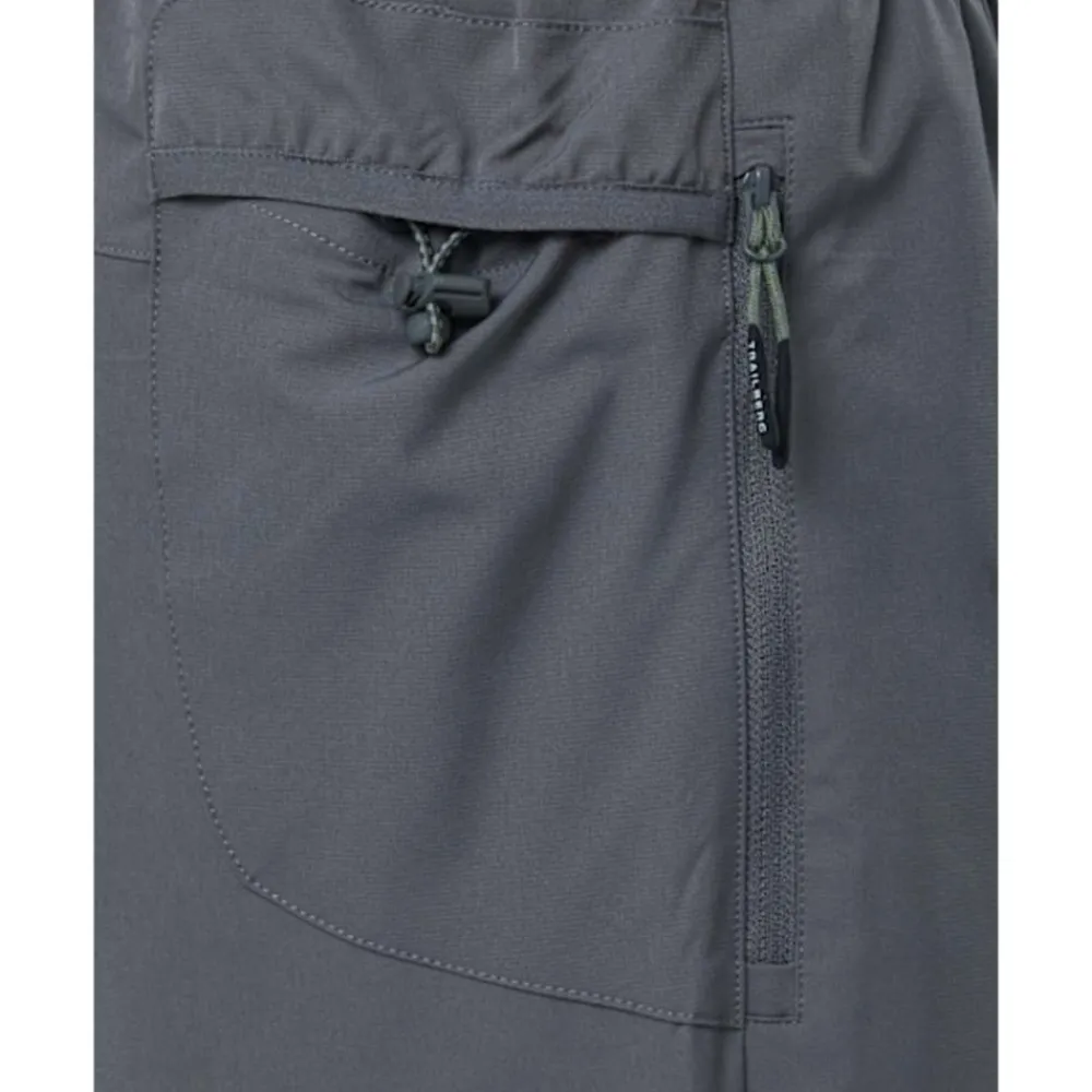 New Trailberg Mens Tricolour Woven Pant Grey