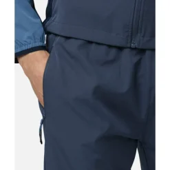 New Trailberg Mens Tricolour Woven Pant Blue