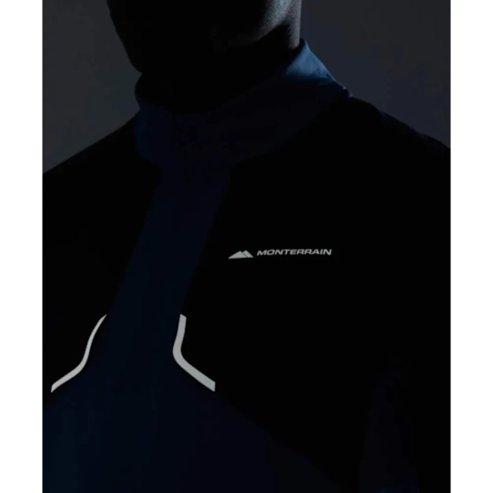 Online Monterrain Mens Vent Half Zip Blue