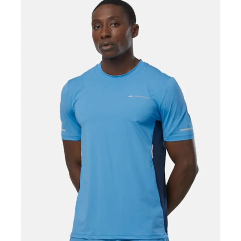 Outlet Monterrain Mens Vent T-Shirt Blue