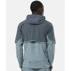 Sale Monterrain Mens Vent Woven Running Full Zip Jacket Grey