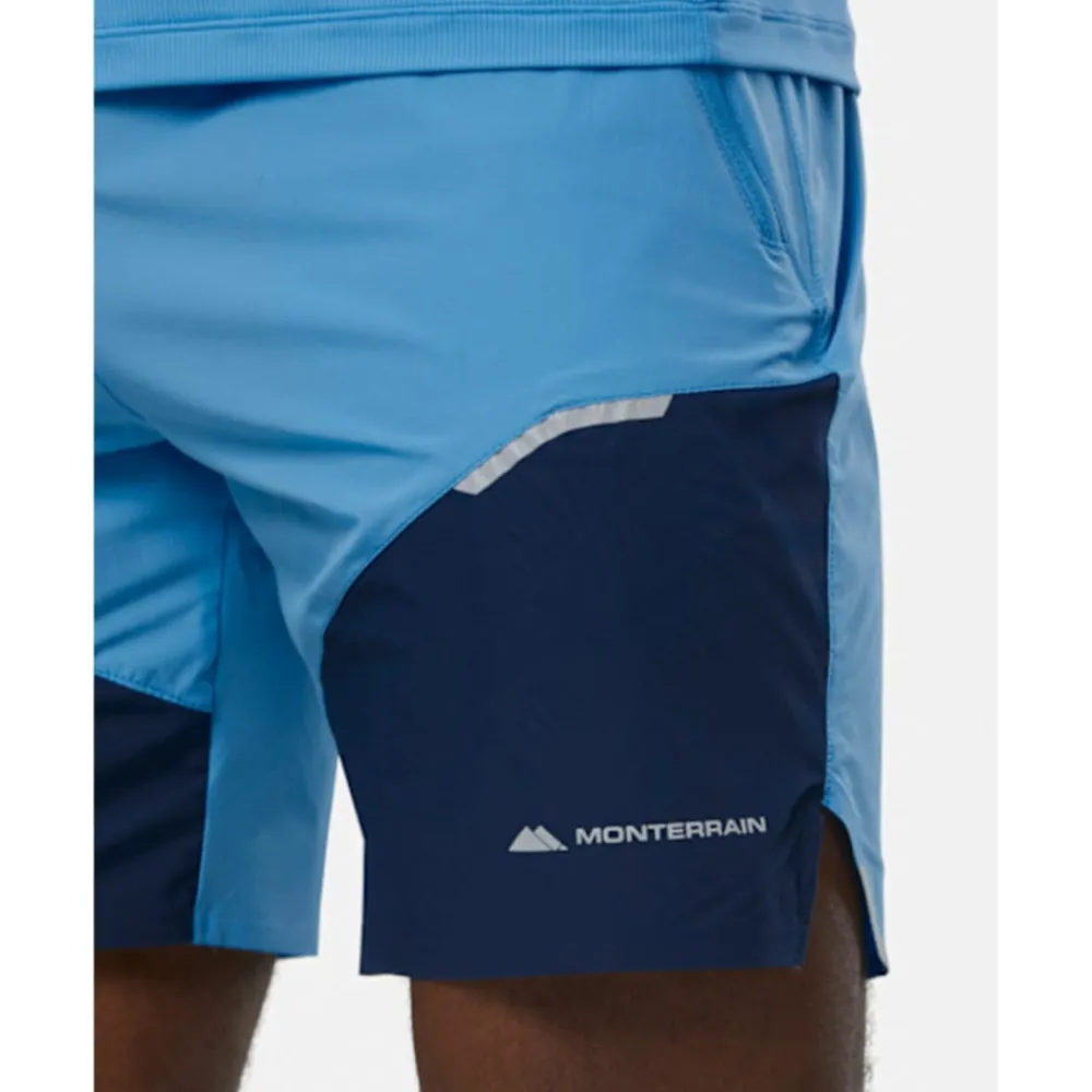 Online Monterrain Mens Vent Woven Running Short Blue