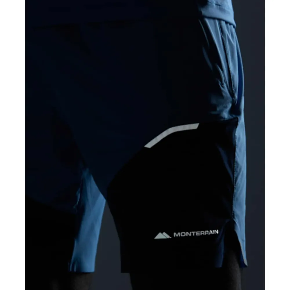 Online Monterrain Mens Vent Woven Running Short Blue