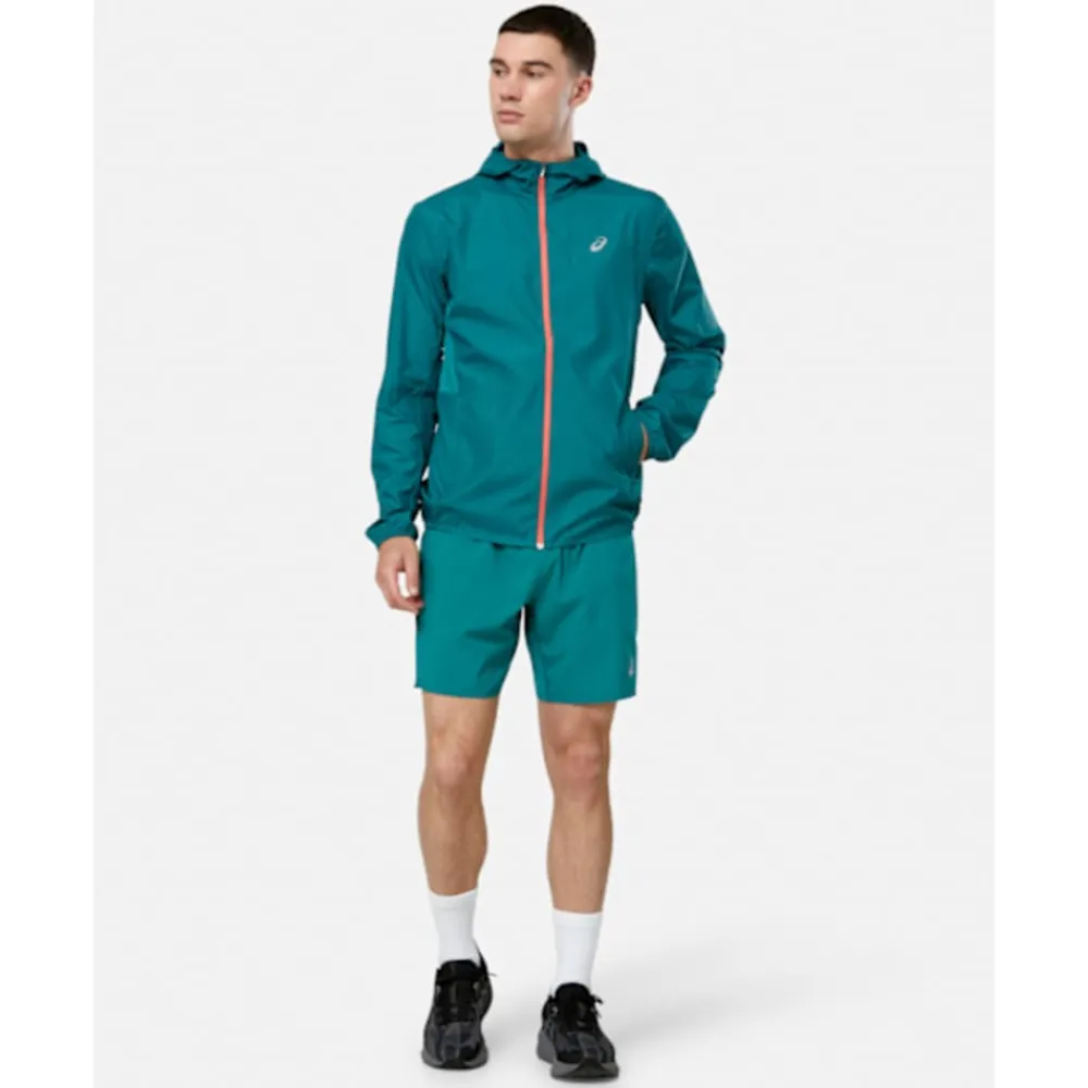 Sale Asics Mens Woven Run Jacket Green